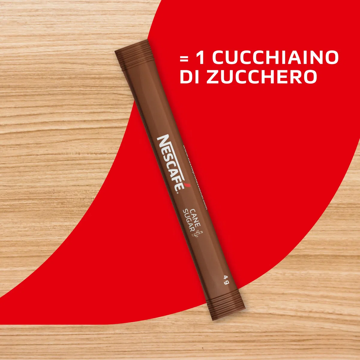 NESCAFÉ Zucchero di Canna, 1000 Bustine da 4g (4kg)