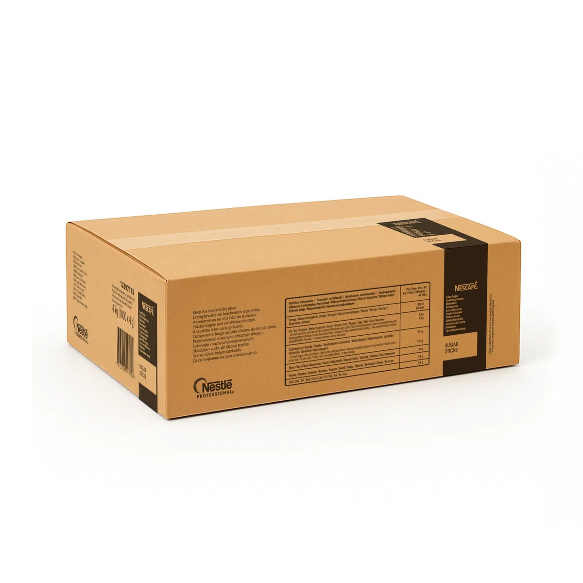 NESCAFÉ Zucchero di Canna, 1000 Bustine da 4g (4kg)